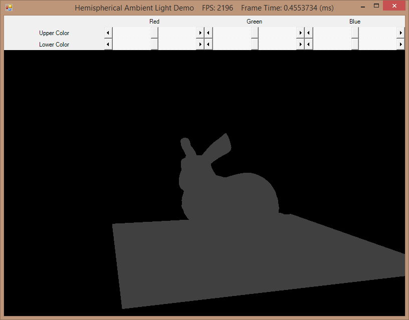 HLSL Cookbook: Hemispherical Ambient Lighting